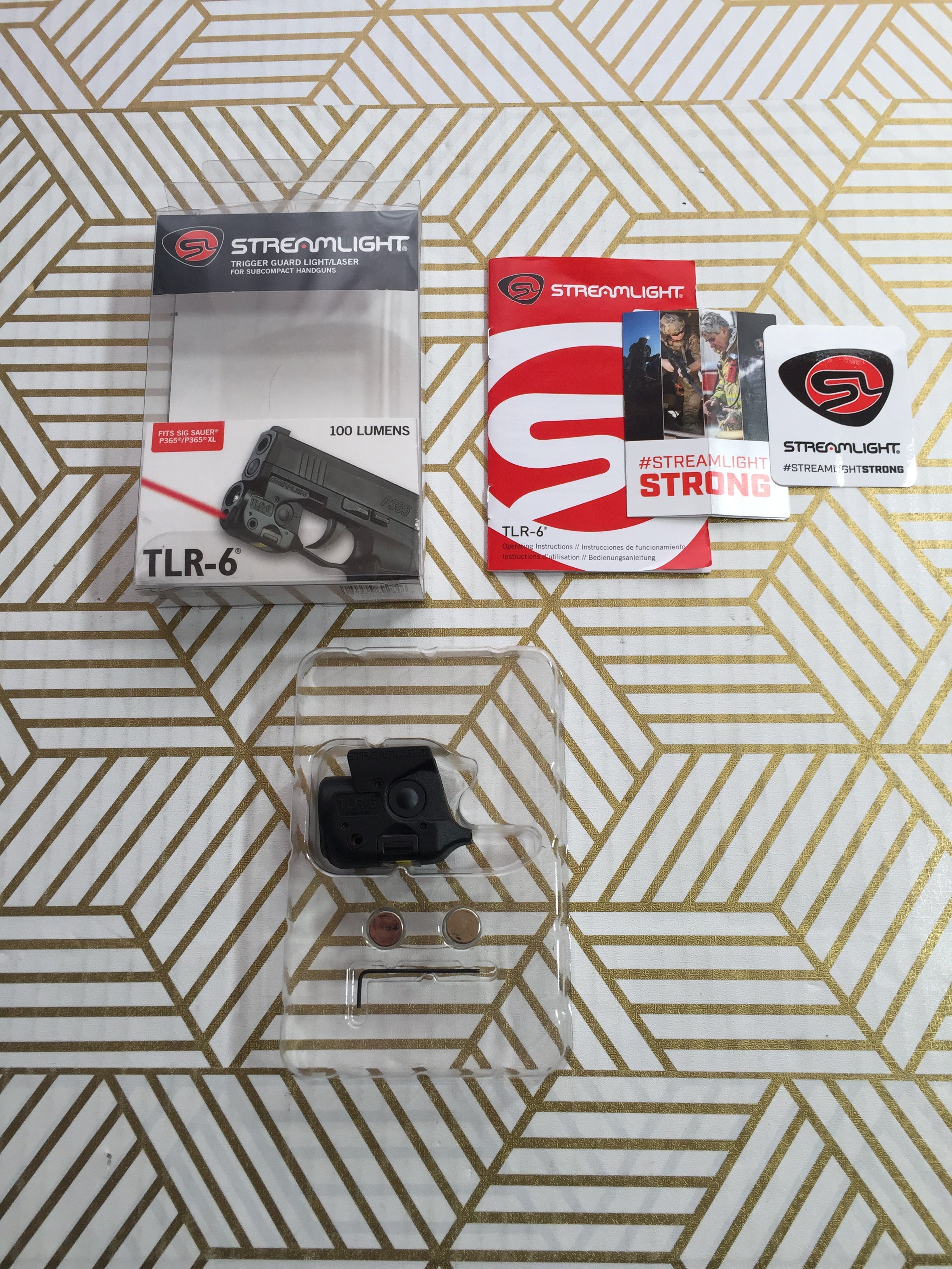 Streamlight 69284 TLR-6 100-Lumen Pistol Light for Sig Sauer P365, Black (8039832715502)